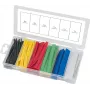 Set di guaine termorestringenti KS Tools 970.0540 – 100 pezzi, misure colorate assortite
