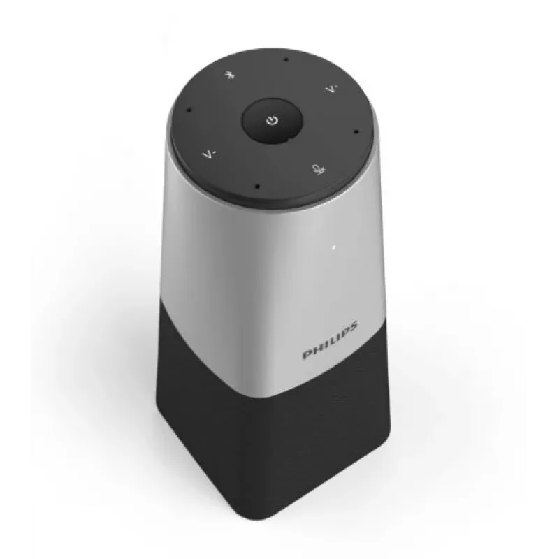 Philips PSE0540 Smart Meeting microfono per conferenze portatile, USB-C, nero/argento
