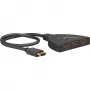 Selettore HDMI 3 to 1 (4K @ 60Hz), switch HDMI (nero, cavo 55cm)