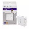 Qoltec caricabatterie GaN FAST 108W | 5-20V | 3-4.7A | USB C | bianco