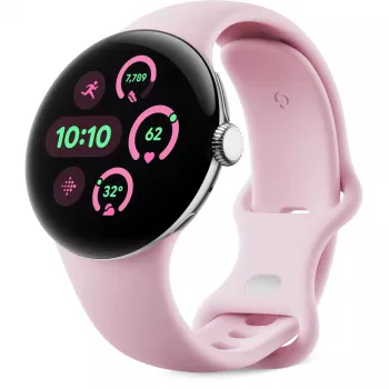 Google - cinturino per smartwatch - taglia S - quarzo rosa - per Pixel Watch 3 (GA06101-WW)