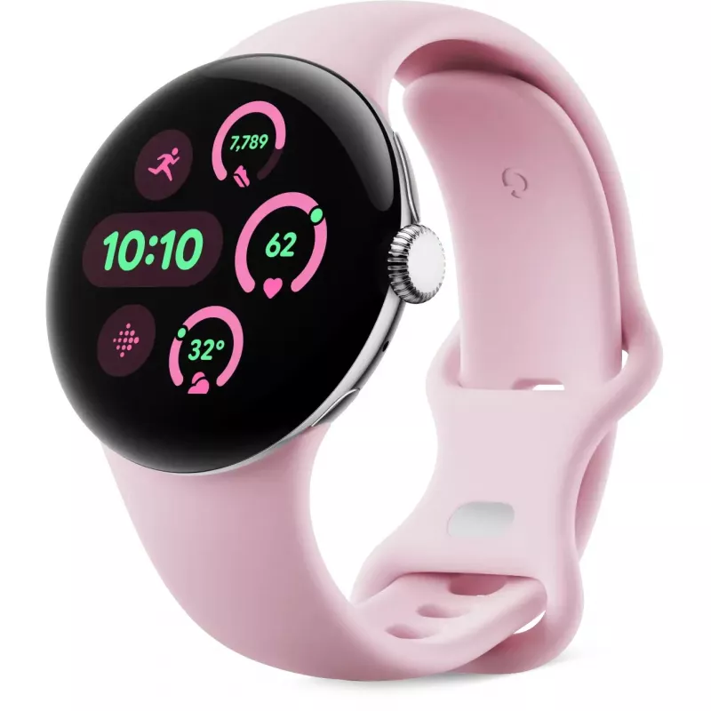 Google - cinturino per smartwatch - taglia S - quarzo rosa - per Pixel Watch 3 (GA06101-WW)