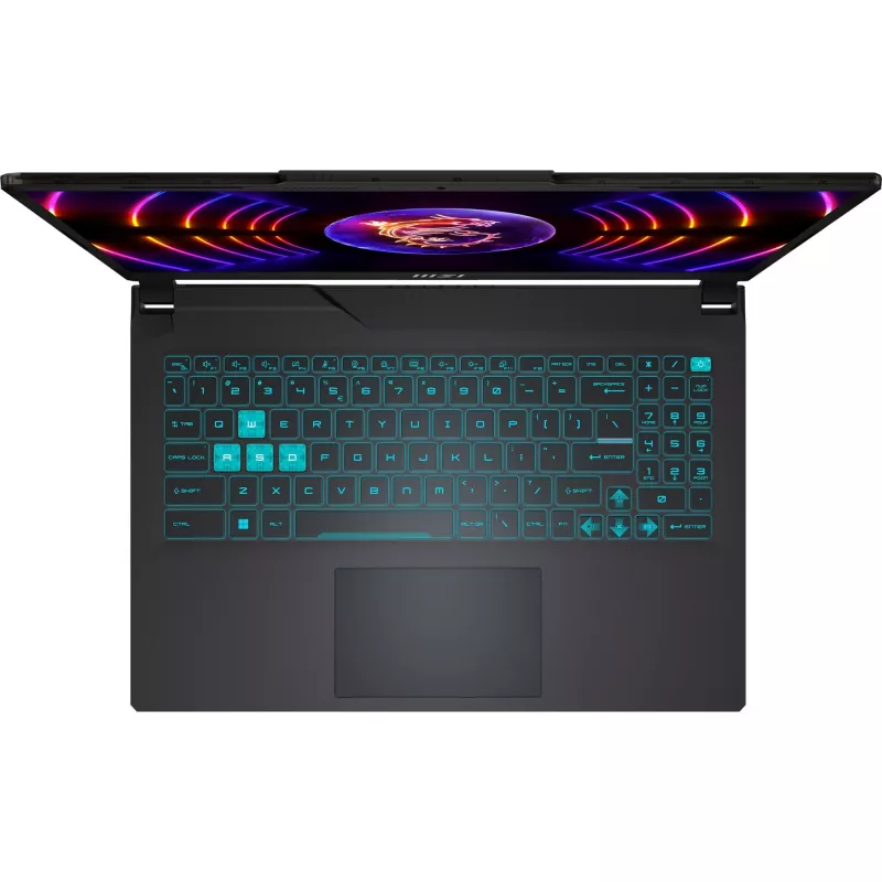 MSI Cyborg 15 A13VE-1005 notebook gaming, 15,6 pollici FHD 144Hz, Intel Core i5-13420H, 16GB DDR5, 512GB SSD, NVIDIA GeForce RTX 4050, FreeDOS, nero