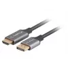 Lanberg CA-DPHD-20CU-0018-BK adattatore cavo video 1,8 m DisplayPort HDMI Type-A (standard) nero, argento