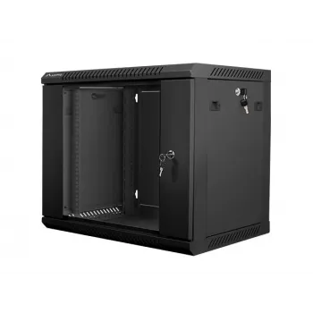 Rack a parete LANBERG 9U (600×450×507 mm) IP20, carico max. 60 kg, nero