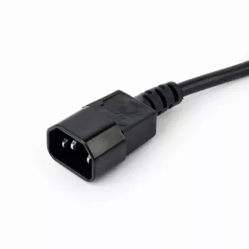 Gembird EG-PSU3-01 Prolunga di alimentazione 0,6 m 3 uscite AC per interni nero