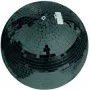 Sfera da discoteca EUROLITE 30 cm nera – modello 50120058, sfera a specchio per illuminazione da palco e feste