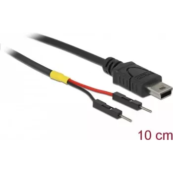 Cavo USB DeLOCK 85412 Mini-USB B nero 0,1 m