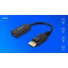 Adattatore Savio DisplayPort (M) v1.2 - HDMI A (F) v1.4, 4K, AK-62