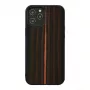 Custodia per cellulare Man and Wood per iPhone 12 / 12 Pro — ebano nero