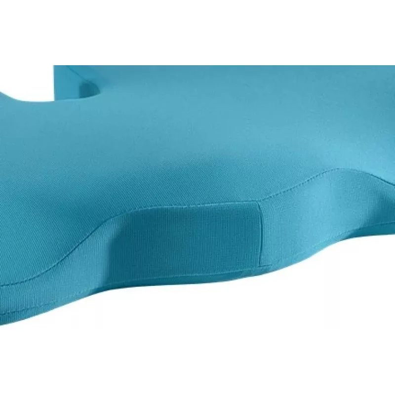 Cuscino da seduta Leitz Ergo Cosy, cuscino da seduta, universale, blu, a cuneo, monocolore, con cerniera