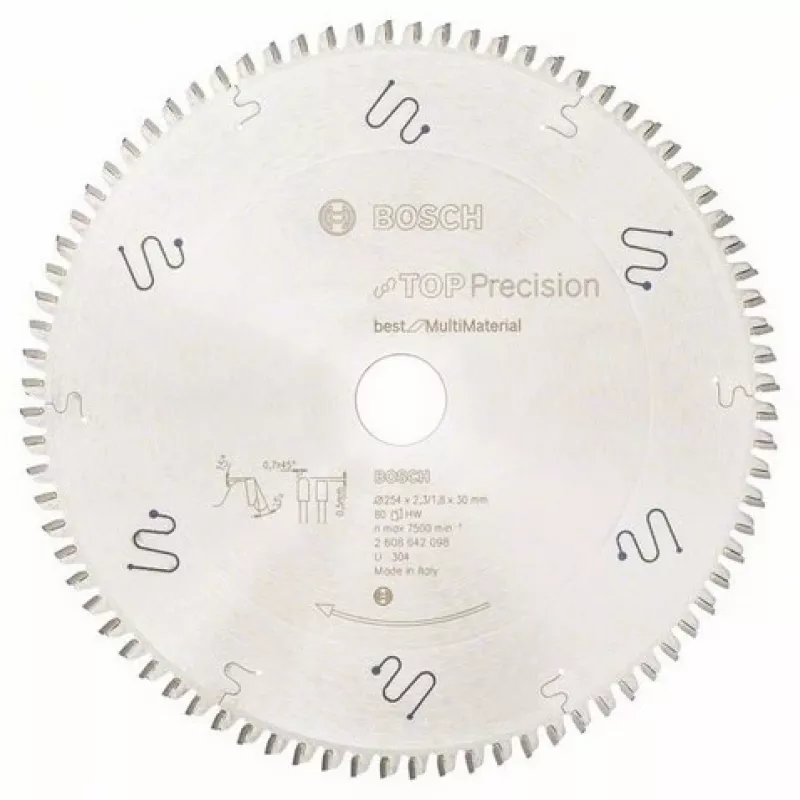 Bosch 2 608 642 098 lama per sega circolare 25,4 cm 1 pz.