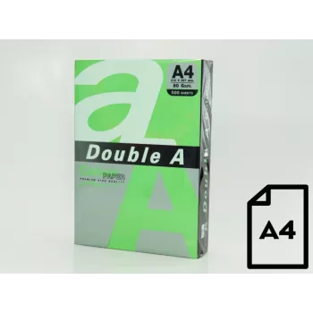 Carta colorata Double A, 80g, A4, 500 fogli, Parrot