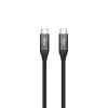 Cavo USB-C Unitek C14100ABK01-2M – 2 m, 100 W Power Delivery, 40 Gbit/s dati