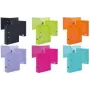 Raccoglitore ad anelli HERMA Color A4 nero anelli a D cartone 1 pezzo