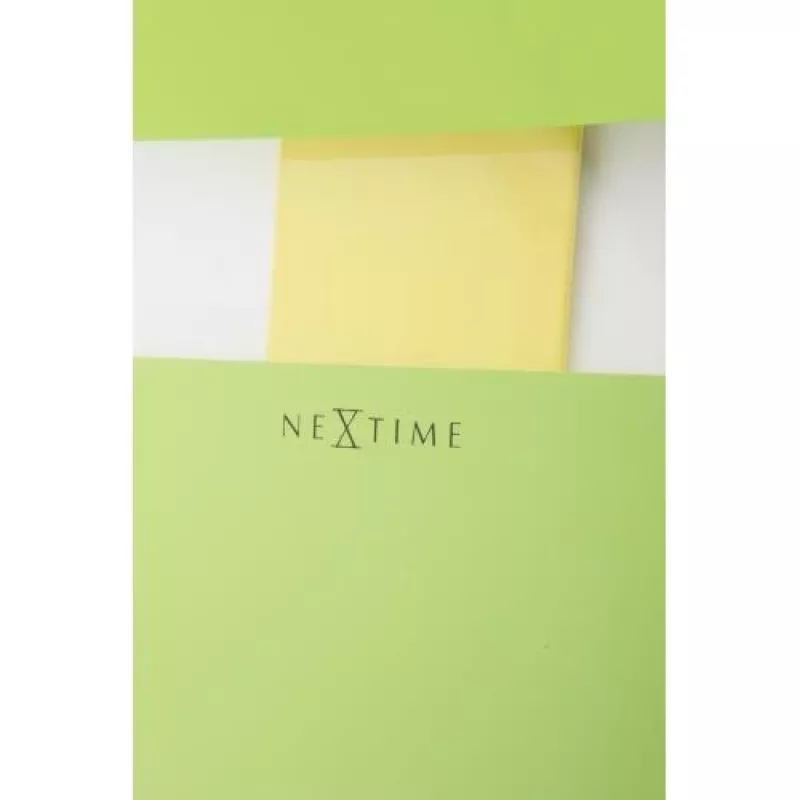 NeXtime orologio da parete 2855gn Bold Stripes, 19 x 38 cm, da parete, verde