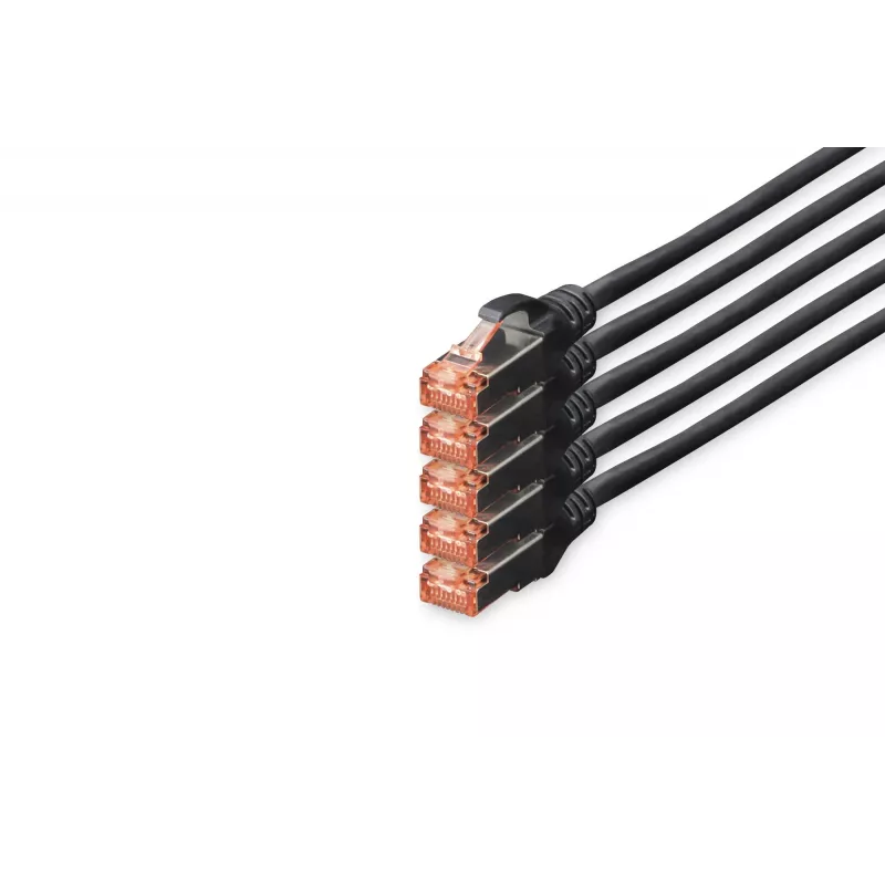 Cavo di rete Digitus CAT 6 S/FTP RJ-45 10 m nero
