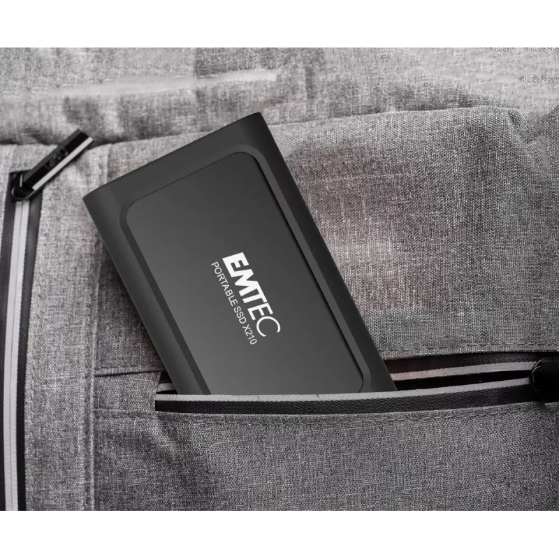Emtec X210 ELITE 2 TB USB Type-C 3.2 Gen 2 (3.1 Gen 2) nero, rosso