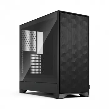 Case PC Fractal Design Pop 2 Air Black TG Midi Tower – ATX, 3 ventole frontali da 120 mm, supporta unità da 2,5