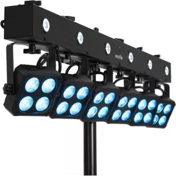Set di illuminazione EUROLITE KLS-180/6 — 6 fari LED, design compatto