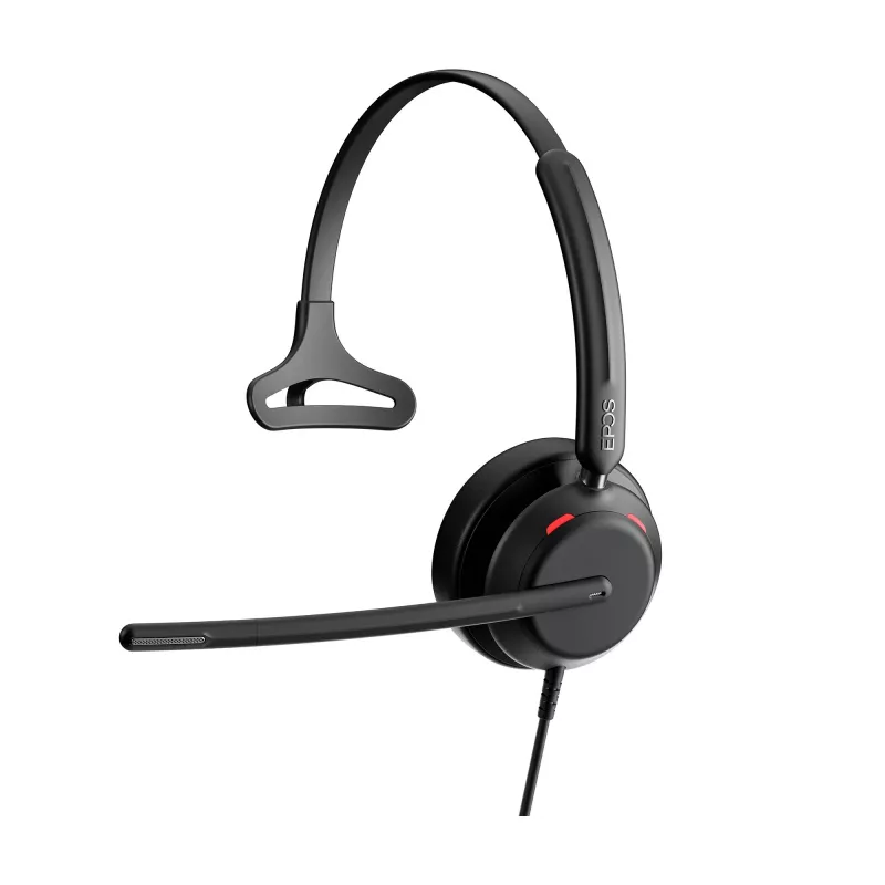 Epos IMPACT 730T, headset mono, con filo, certificato MS Teams, 3 microfoni digitali, tecnologia Super-Wideband