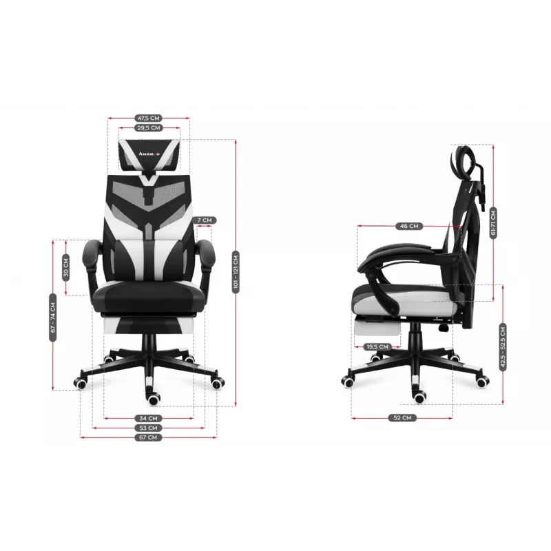 Sedia da gaming Huzaro Combat 5.0 bianco