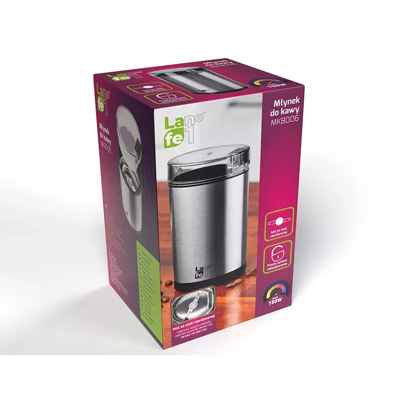 Macinacaffè LAFE MKB-006 acciaio inox