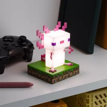 Luce Paladone Minecraft Axolotl Icon