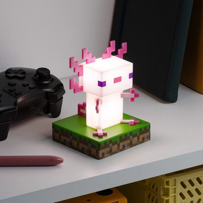 Luce Paladone Minecraft Axolotl Icon