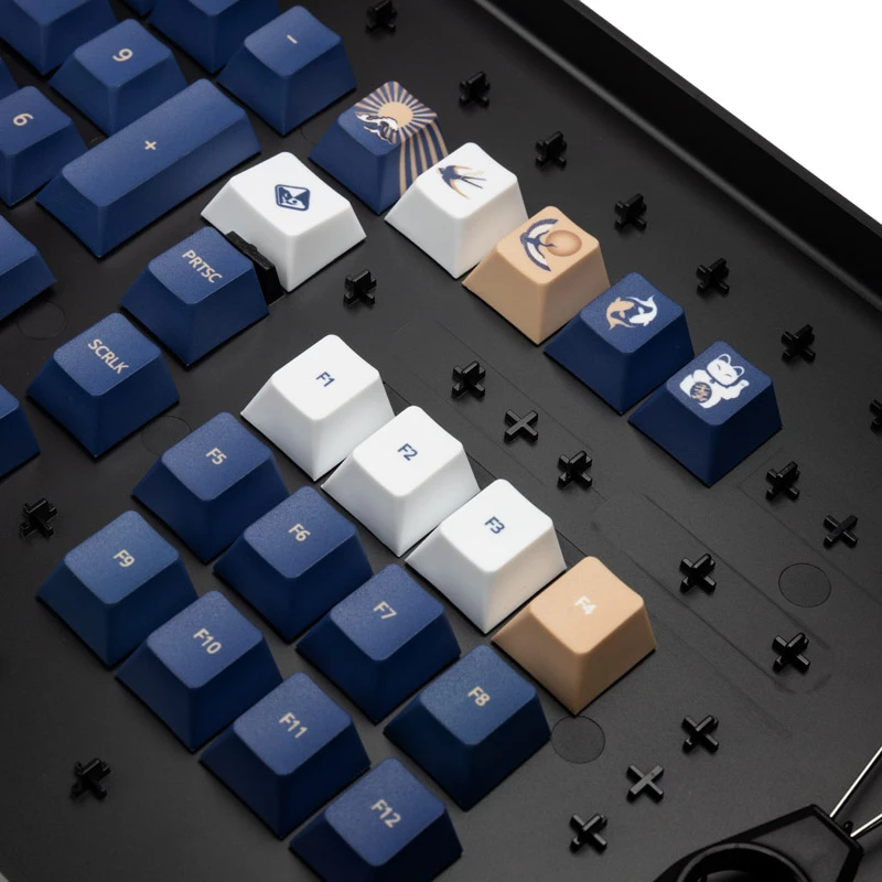 Set di keycap Traitors UKIYO-E PBT layout US – 108 tasti, serigrafia dye-sub
