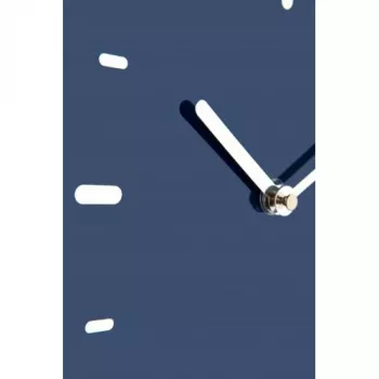 NeXtime orologio da parete 3072bl Thumbs up, 40,5x41,5 cm, da parete, blu/argento