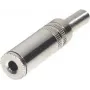 ShiverPeaks 51110-M Giunto jack mono da 3,5 mm, metallo