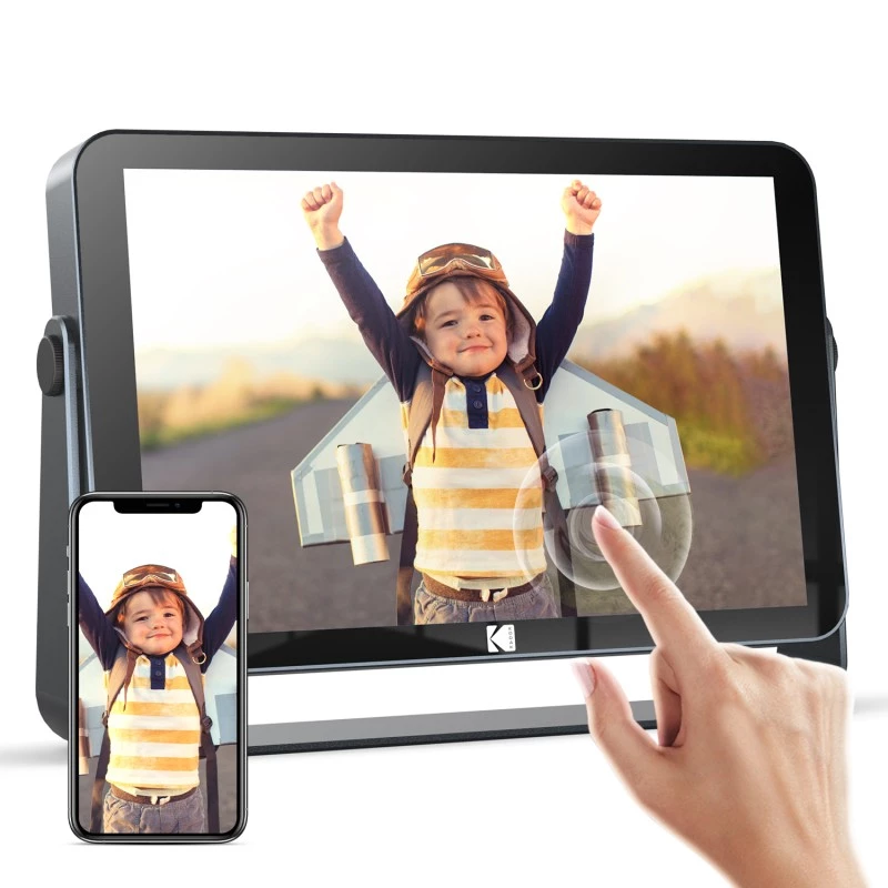 Kodak RWF-109V Cornice digitale touchscreen Wi-Fi da 10 pollici, 32 GB