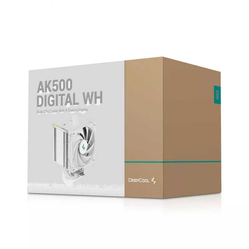 Dissipatore ad aria per processore DeepCool AK500 Digital WH 12 cm bianco 1 pezzo
