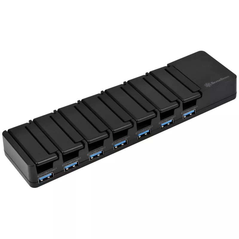 Hub USB 3.1 Gen 1 desktop SILVERSTONE SST-UC03B-PRO – 7 porte USB