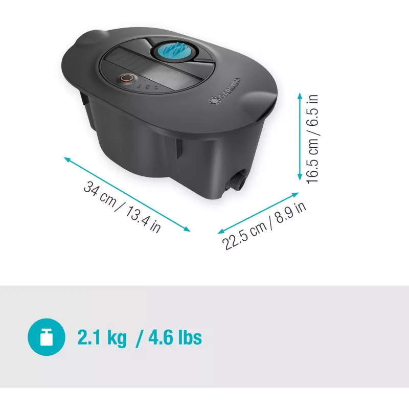 Irrigatore circolare Gardena AquaPrecise nero verde 1 pz.
