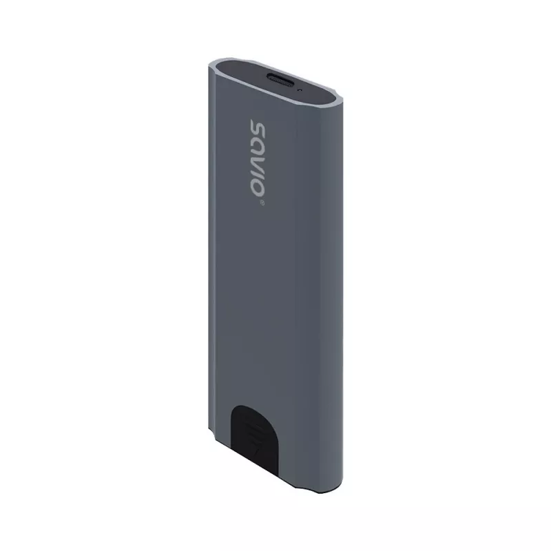 Case per SSD M.2 SAVIO AK-67 grigio, USB 10 Gbit/s, supporto per singolo drive M.2