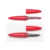 ViceVersa Inky 2-in-1 pelapatate e raschietto con supporto, rosso