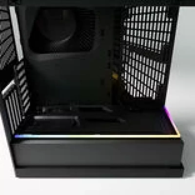 Kit di amplificazione luce RGB HYTE Noodle — case universale, nero, 575×14×5,3 mm