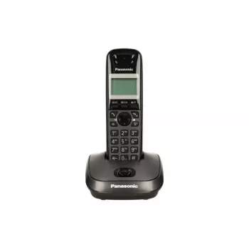 Panasonic KX-TG2511 telefono DECT nero con display del numero chiamante