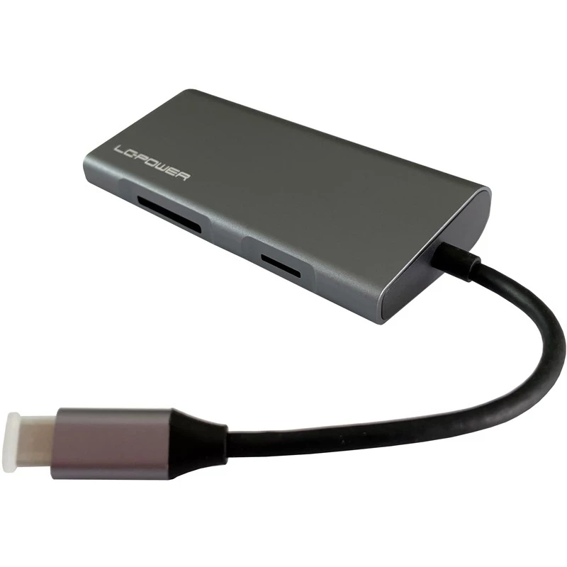 Dock per laptop LC-Power LC-HUB-C-MULTI-5 USB 3.2 Gen 1 Type-C con filo
