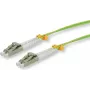Roline - Cavo patch - LC multimodale (M) a LC multimodale (M) - 5 m - fibra ottica - 50/125 micrometri - OM5 - senza alogeni - verde