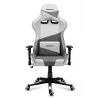 Sedia da gaming Huzaro Force 6.2 a guscio grigio, bianco