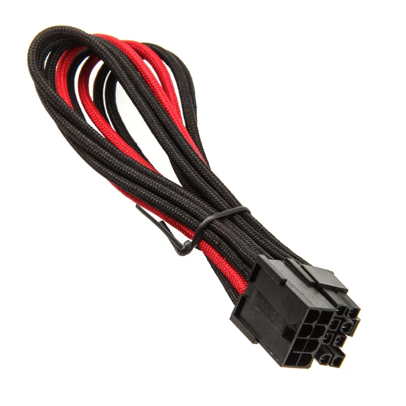Cavo SilverStone PCIe 8 pin su PCIe 6+2 pin, 250 mm – nero/rosso