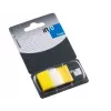 Indice in carta Global Notes, 25x43 mm, giallo, plastica (1x50) 0718-203