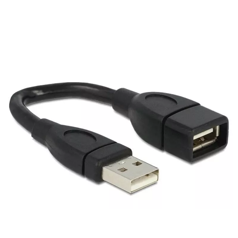 Cavo USB DeLOCK 15 cm USB 2.0 USB A nero