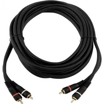 Cavo audio RCA Omnitronic 30209382 2x2, lunghezza 15 m, jack RCA su jack, segnale stereo