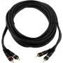 Cavo audio RCA Omnitronic 30209382 2x2, lunghezza 15 m, jack RCA su jack, segnale stereo