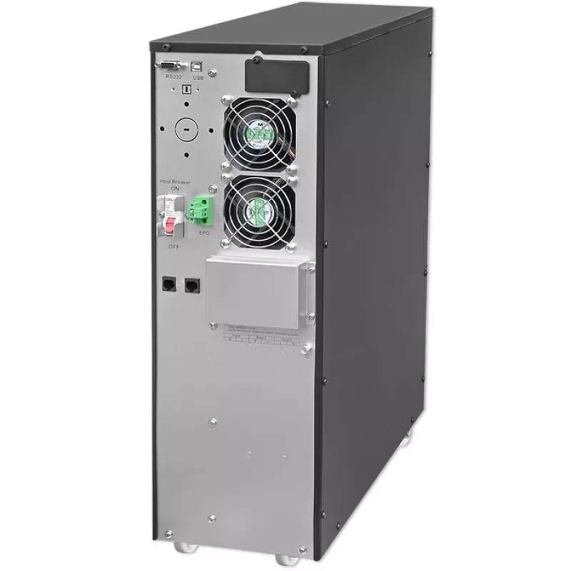 Qoltec 52284 UPS gruppo di continuità | 10kVA | 10000W | fattore di potenza 1,0 | LCD | EPO | USB | online