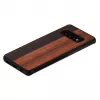 Custodia per smartphone man and wood per Samsung Galaxy S10 — ebano nero, retro in legno protettivo e paraurti